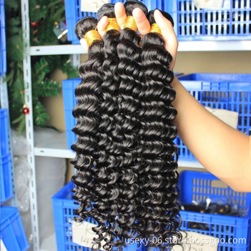 Raw Virgin Malaysian Hair Extension,100 Human Malaysian Cuticle Aligned Virgin Hair Dubai,Mink Deep Wave Malaysian Hair Bundle